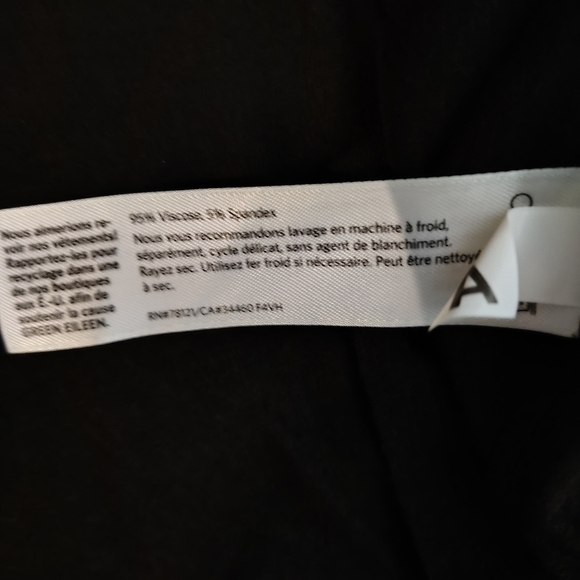 NWOT  Eileen Fisher Dress Size Medium Dark Brown A-Line Minimalist Layer Piece - Picture 4 of 4